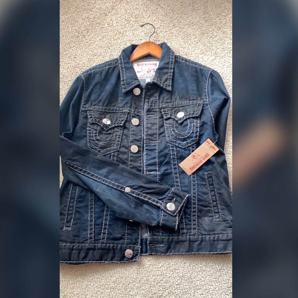 Men’s True Religion jeans trucker jacket